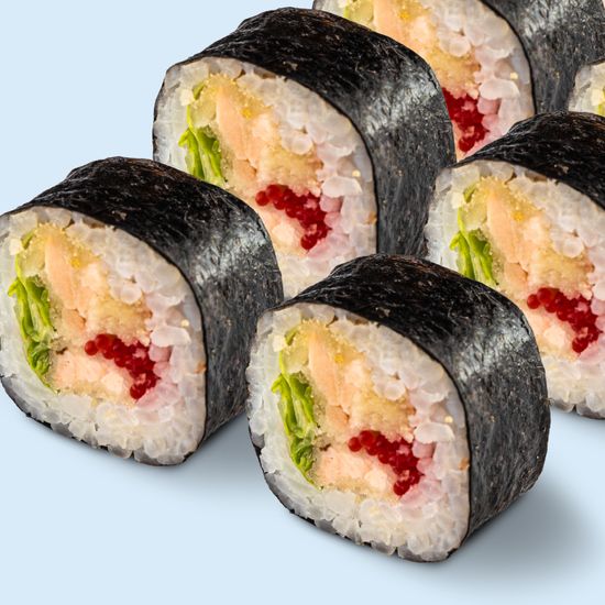 Losos tempura maki