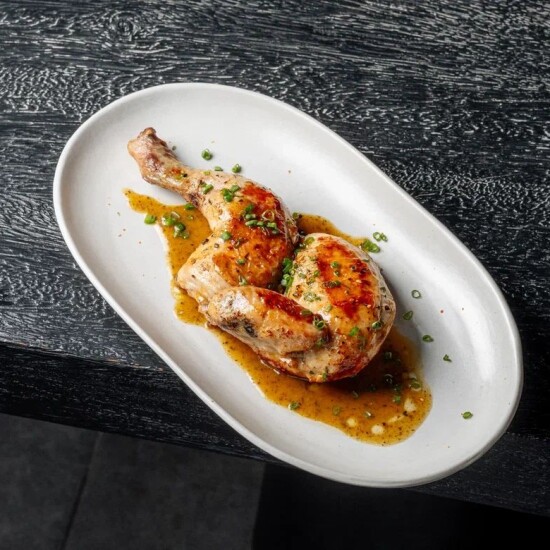 Chicken, tuffle sauce