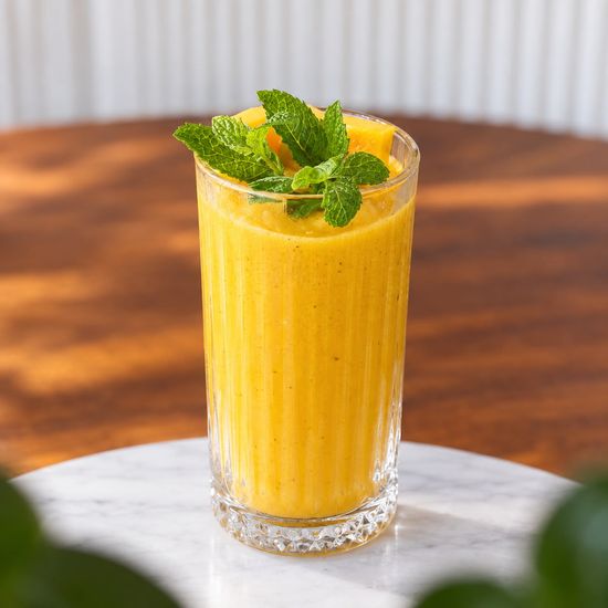 Mango, papaya, mint, fresh orange juice