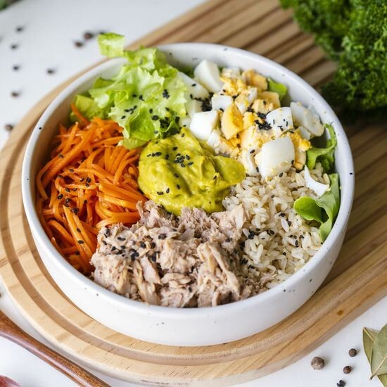 Protein Bowl 🥗 • 446kcal • P32 • 345g