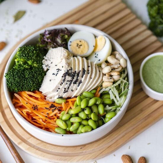 Bodybuilder Bowl 💪 • 395kcal • P32 • 480g