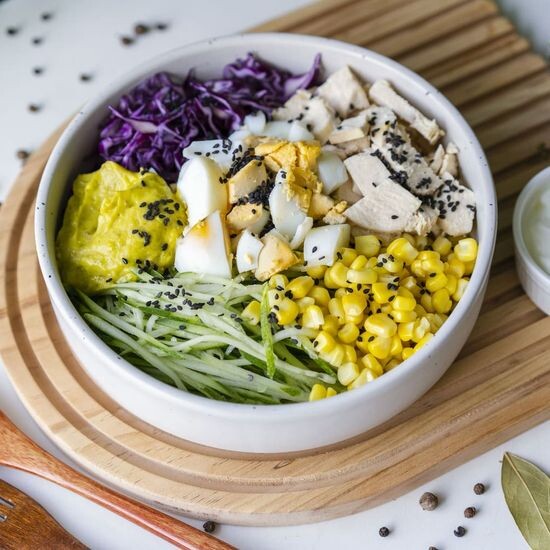 High Protein Bowl 🍗 • 435kcal • P41 • 380g