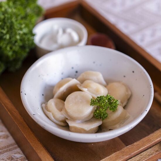 Chicken Dumplings – 10 Pieces 🥟 • 420kcal • P22