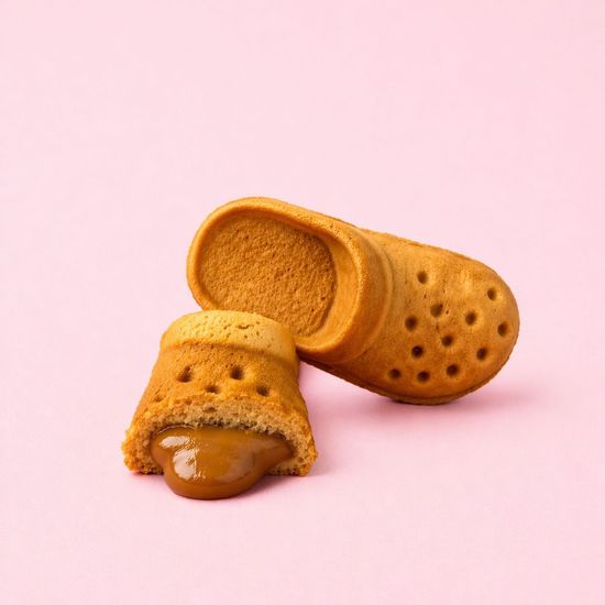 Crocs-вафли с варёной сгущёнкой