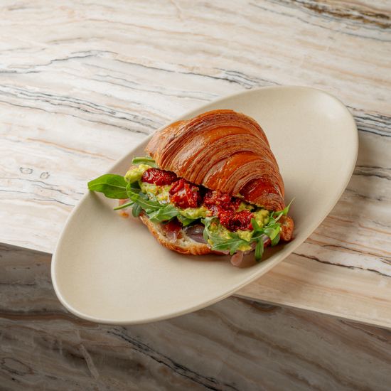 Croissant with tuna