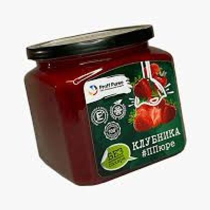 Proff Puree Клубника без сахара, 500гр