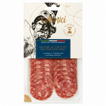 Колбаса с/в n/c Salame "AL Noce" (Салями "С орехами") Solemici серв.нар (0,070кг) упак 8шт