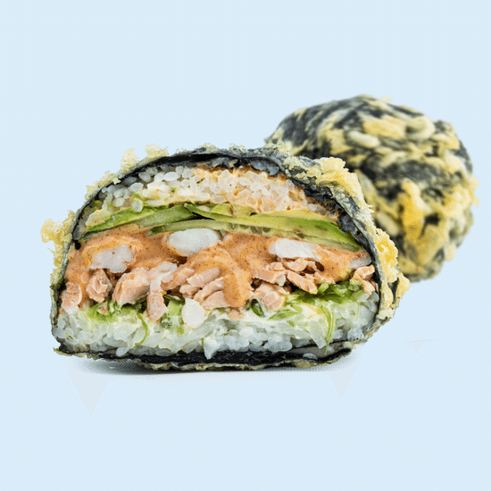 Nori Burger with shrimp