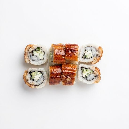 Eel rolls (sushi)