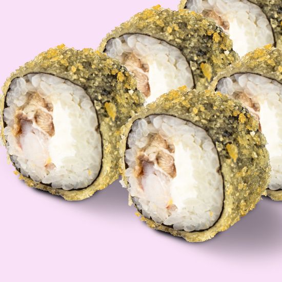 Jegulja sa škampima tempura