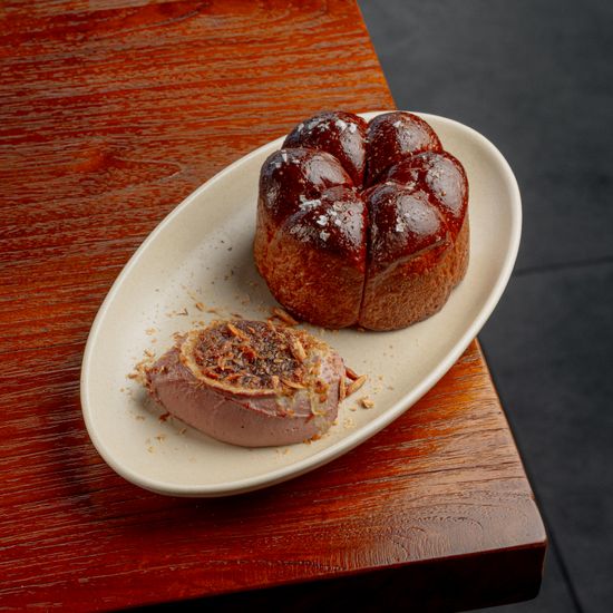 Chicken liver pate with briosche
