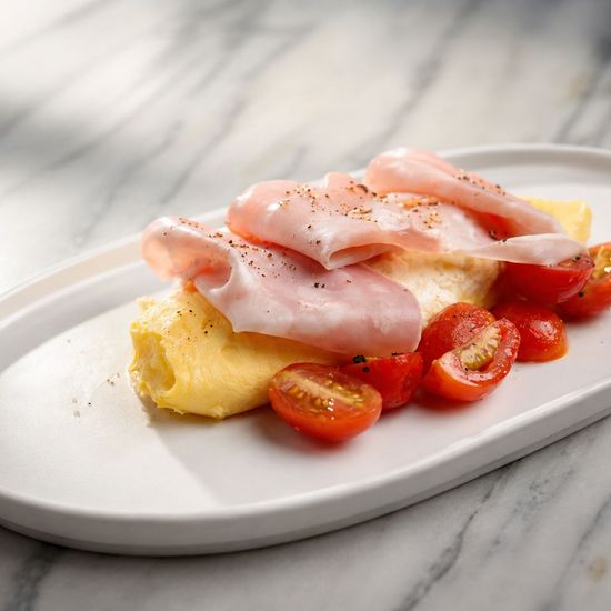 Mortadella omelette