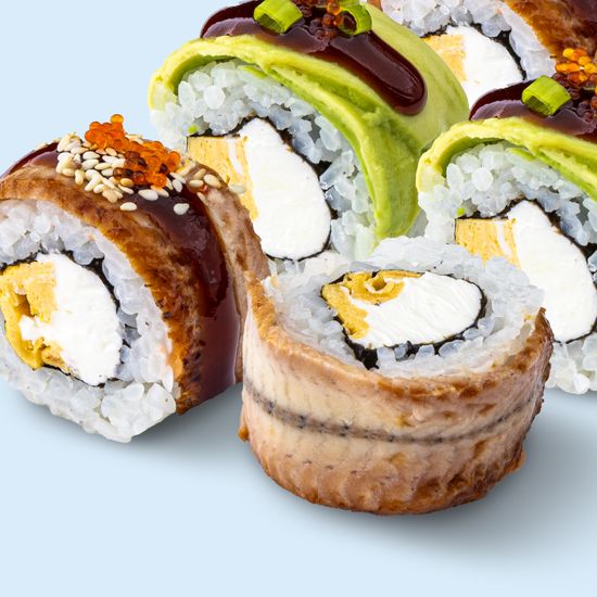 Rainbow eel Roll
