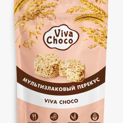 Конфеты мультизлаковые Multisnack (белая глазурь) 80 гр