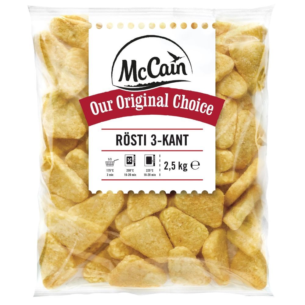 Картофельные Треугольные Котлеты McCain ORIGINAL ROSTI 3 KANT (4*2,5 кг)