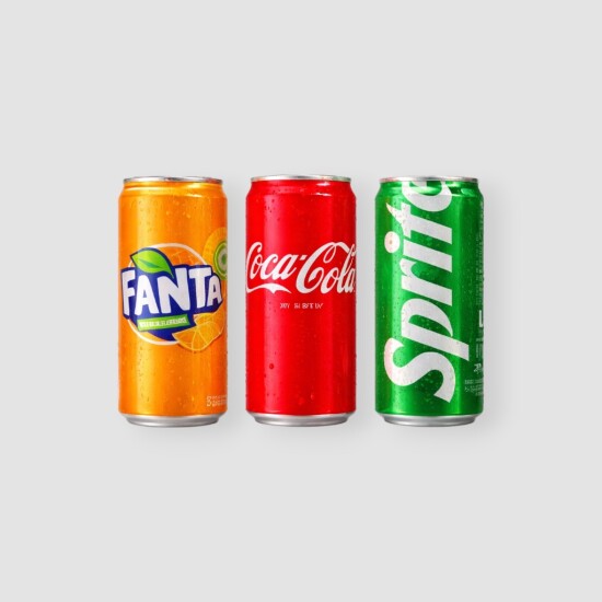 Coca-Cola/Fanta/Sprite 0,45 мл - ж/б