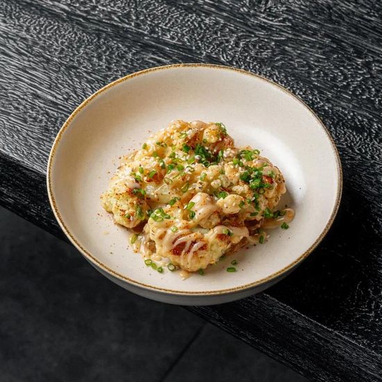 Cauliflower, miso, leek