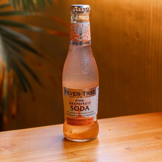 Fever-tree pink grapefruit soda 200ml