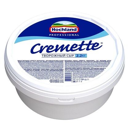 Творожный Сыр  Cremette Professional 2,2 кг