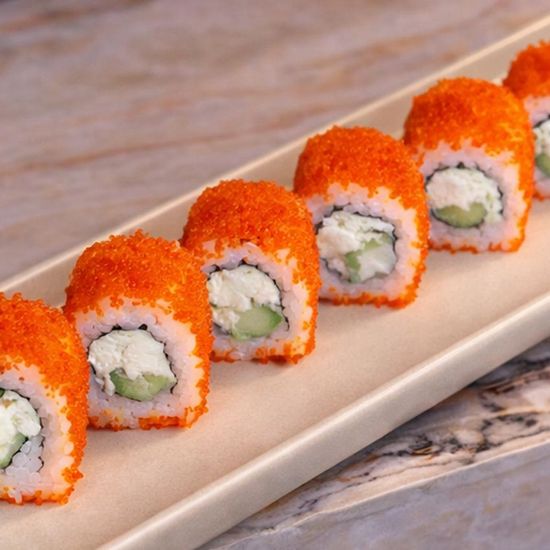 California with spicy crab