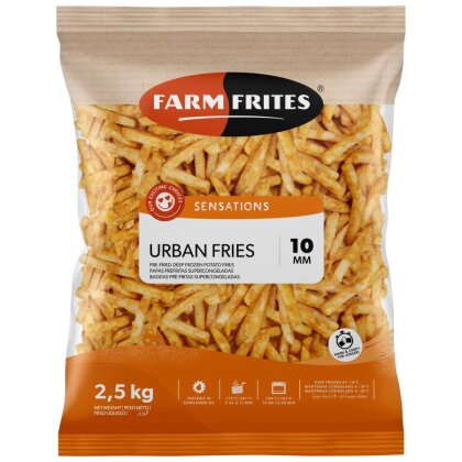 КАРТОФЕЛЬ ФРИ "УРБАН". 5Х2,5 КГ. FARM FRITES