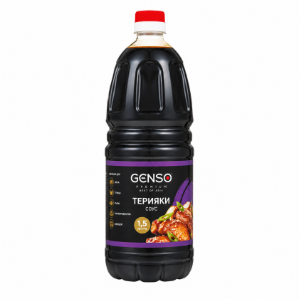 Соус терияки GENSO, ResFood, Россия, 1,5л*6