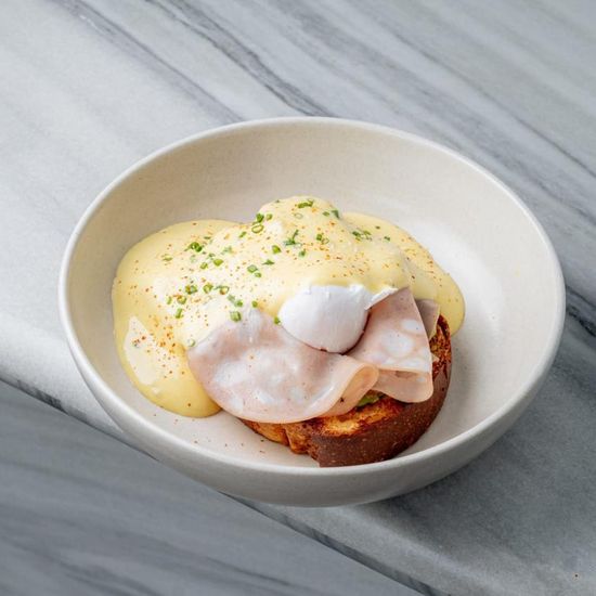 Benedict mortadella