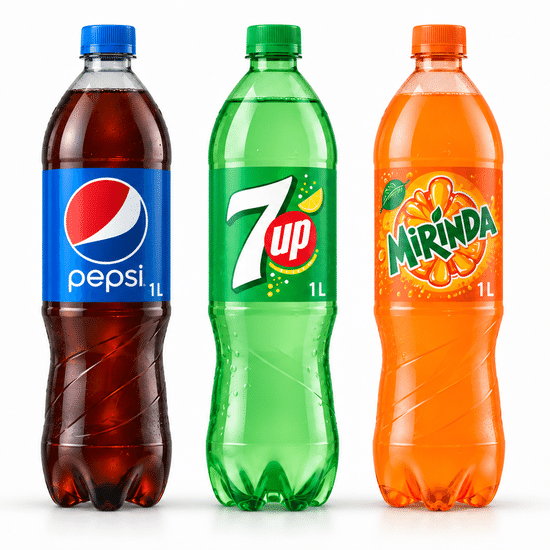 Pepsi, 7UP, Mirinda